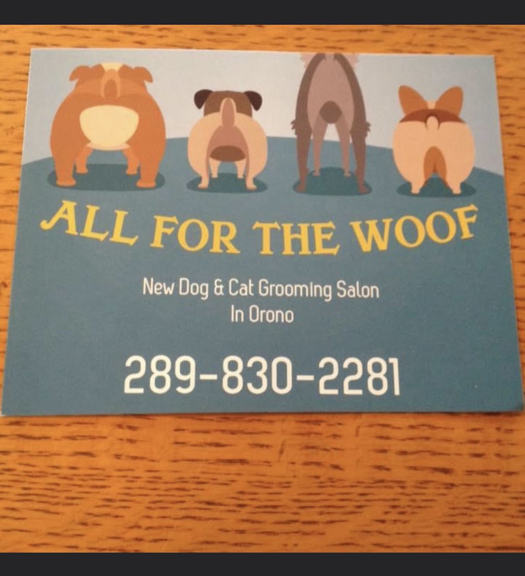 All for the woof | 5324 Main St, Orono, ON L0B 1M0, Canada | Phone: (289) 830-2281