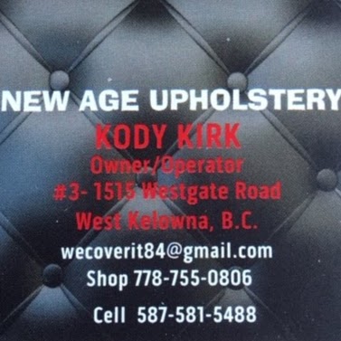 New Age Upholstery | 1515 Westgate Rd #3, West Kelowna, BC V1Z 3X4, Canada | Phone: (778) 755-0806