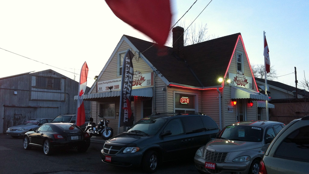 The Right Stuff Autos | 53 Hartzel Rd, St. Catharines, ON L2P 1M6, Canada | Phone: (289) 362-2000