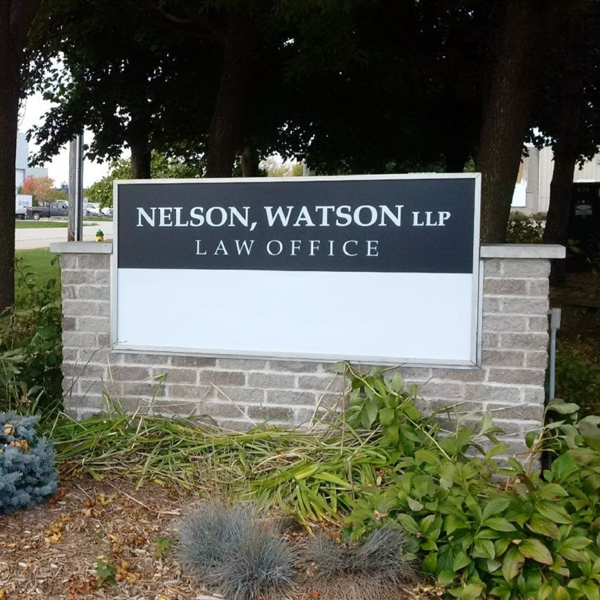 Nelson, Watson LLP | 15 Lewis Rd #101, Guelph, ON N1H 1E9, Canada | Phone: (519) 821-9610