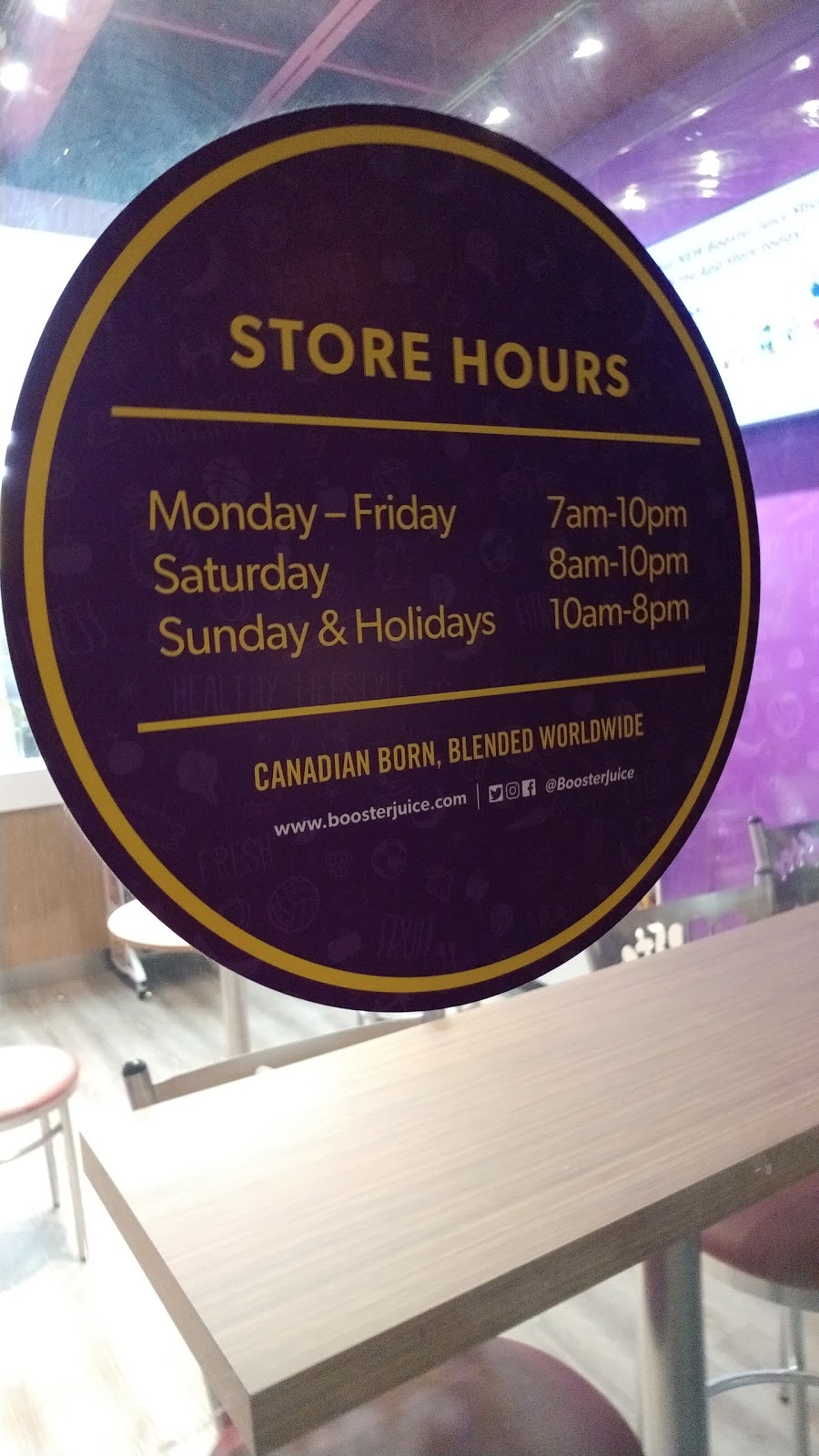 Booster Juice | 892 Tower St S, Fergus, ON N1M 3N7, Canada | Phone: (226) 383-8900