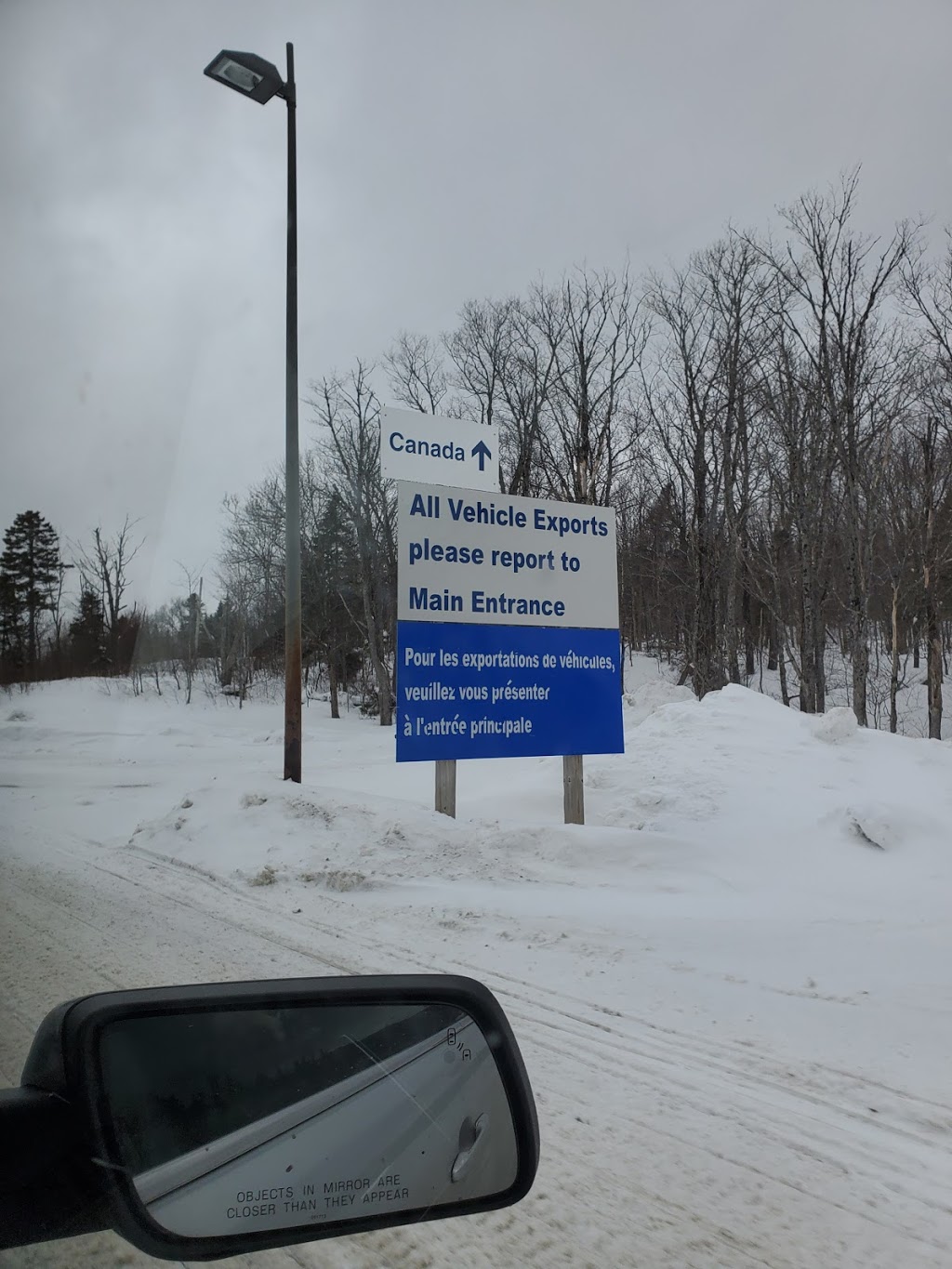 Canada Border Services Agency | 999 QC-173, Saint-Théophile, QC G0M 2A0, Canada | Phone: (800) 461-9999