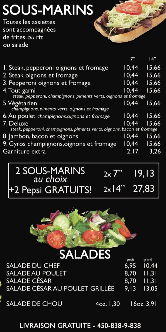 Pizza Laplaine 2 Pour 1 | 10551 Boulevard Laurier #135, Terrebonne, QC J7M 1V5, Canada | Phone: (450) 838-9838
