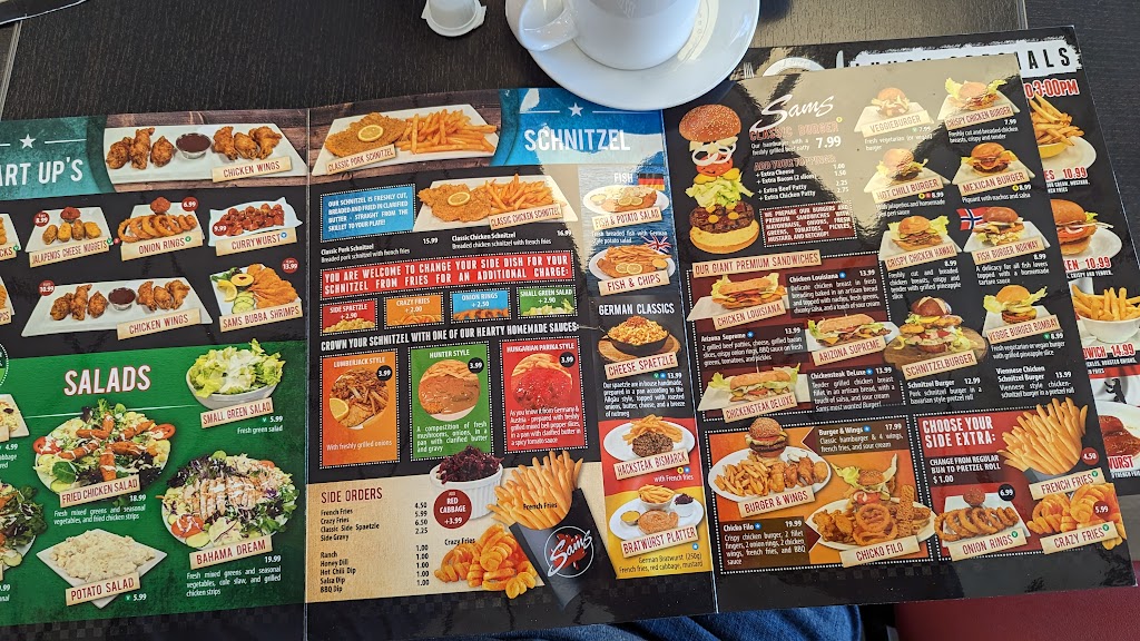 Sams Restaurant | 1883 Ness Ave, Winnipeg, MB R3J 0Y8, Canada | Phone: (204) 421-0099