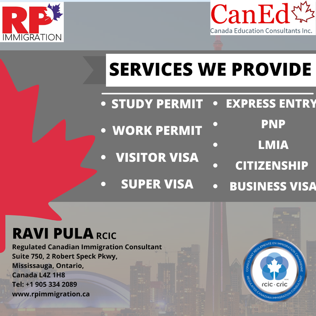 RP Immigration Canada | 2252 Coaldale Dr, Burlington, ON L7L 6T9, Canada | Phone: (905) 334-2089