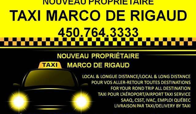 Taxi Marco de Rigaud Inc. | 773 Montée du Bois-Franc, Très-Saint-Rédempteur, QC J0P 1P1, Canada | Phone: (450) 764-3333
