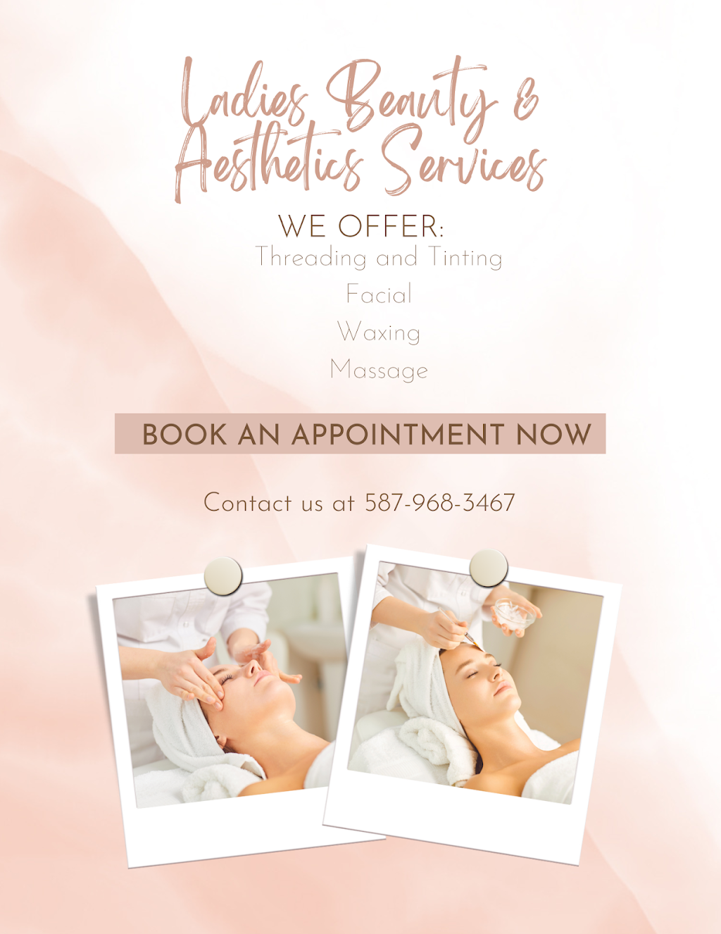 Ladies Beauty & Aesthetics Services | 613 Corner Meadows Way NE, Calgary, AB T3N 2C5, Canada | Phone: (587) 968-3467