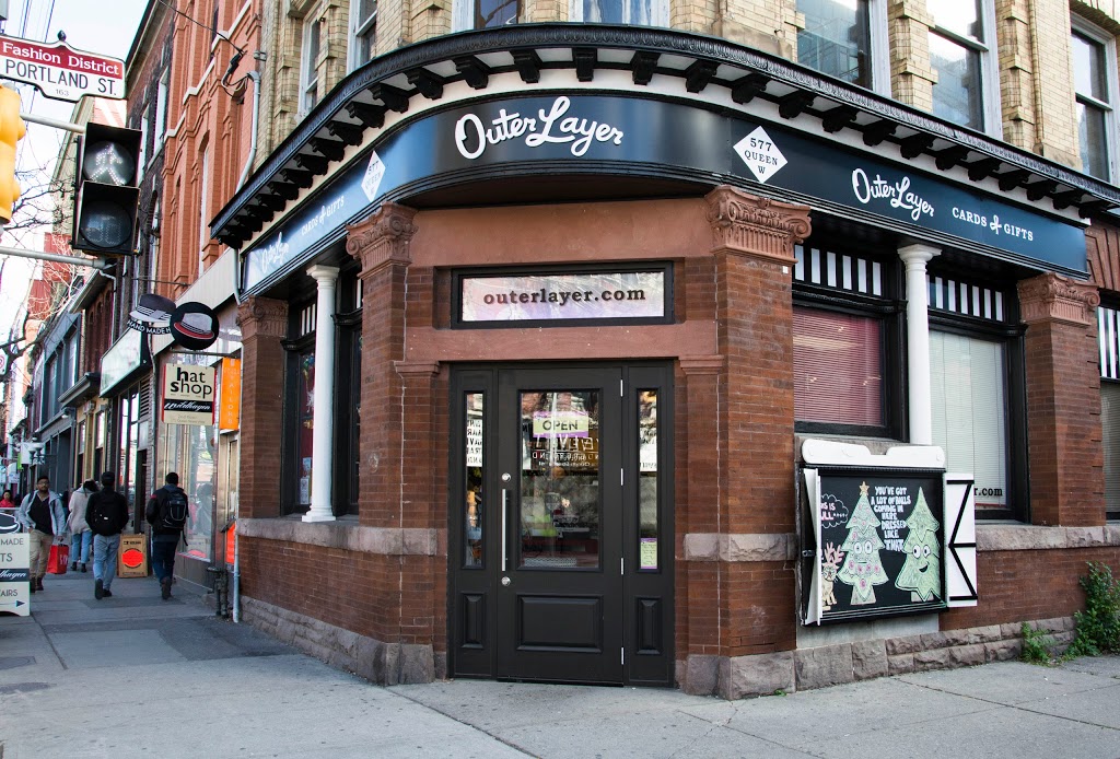 Outer Layer | 577 Queen St W, Toronto, ON M5V 2B6, Canada | Phone: (416) 869-9889