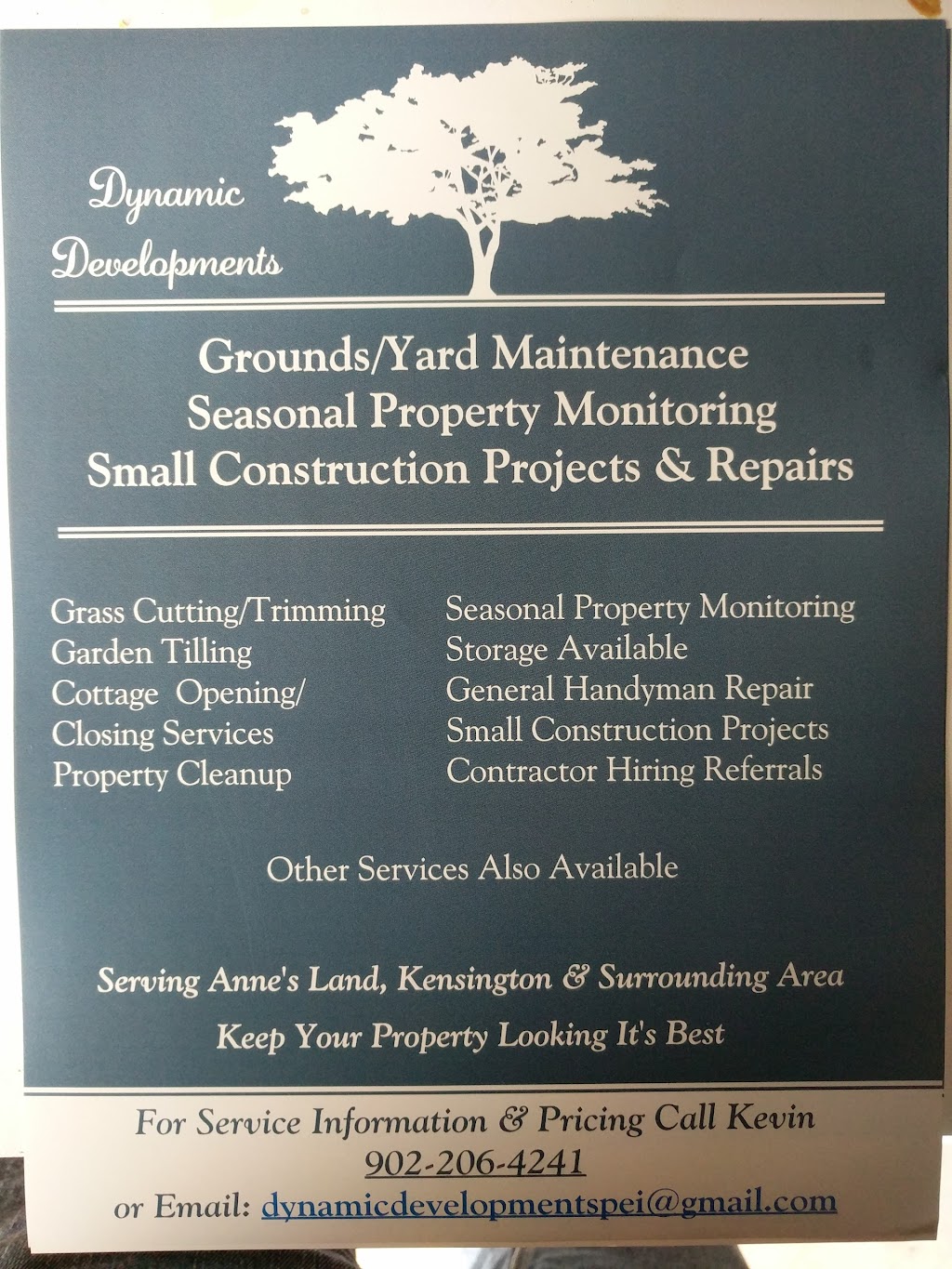 Dynamic Developments | 356 Maceachern Rd, Kensington, PE C0B 1M0, Canada | Phone: (902) 206-4241