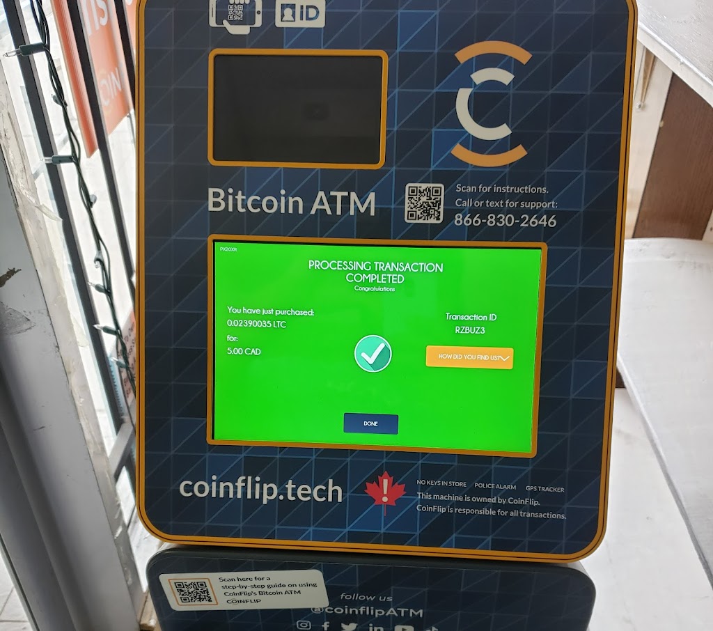 CoinFlip Bitcoin ATM | 2585 Eglinton Ave W, York, ON M6M 1T3, Canada | Phone: (866) 830-2646