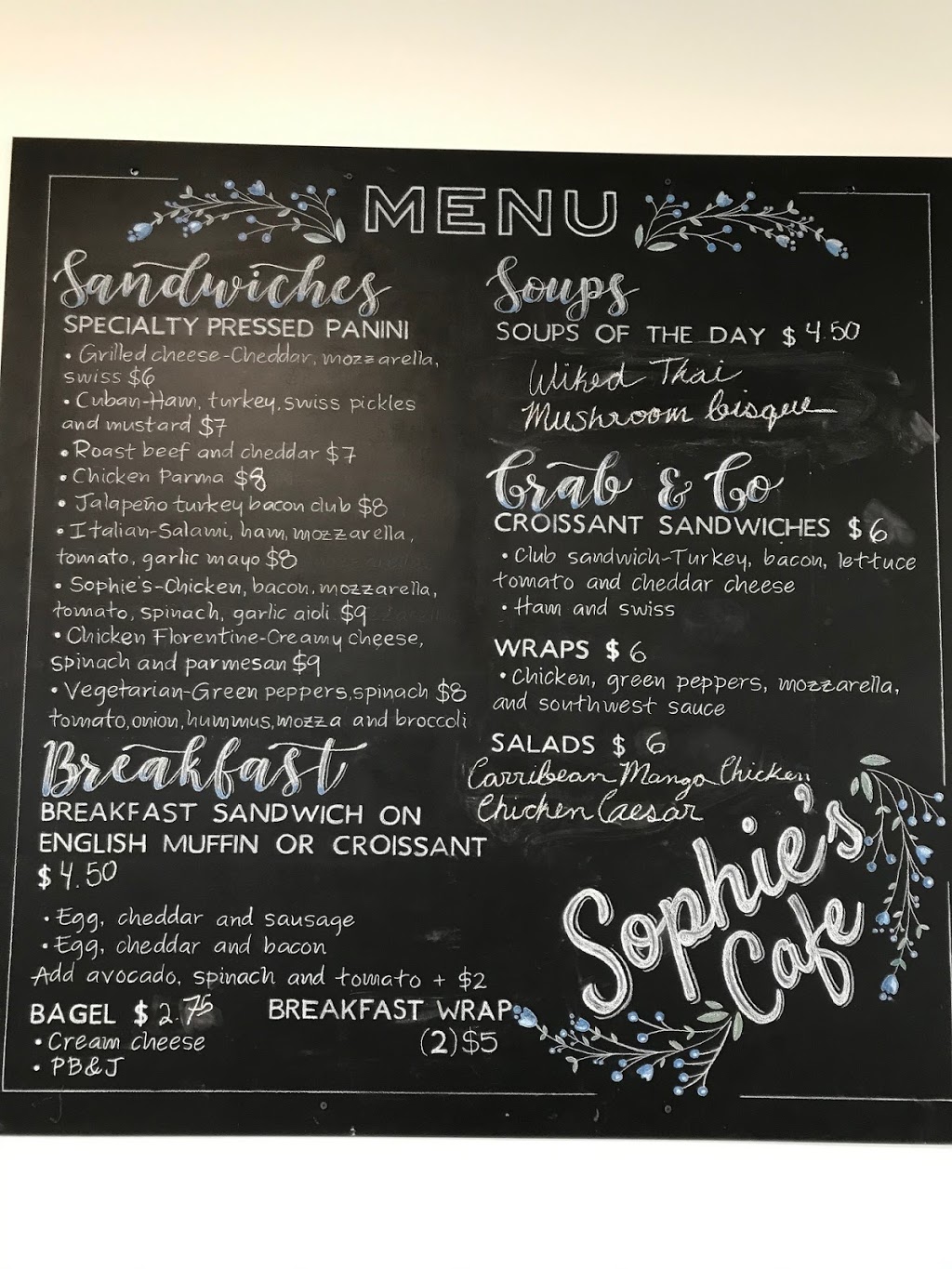 Sophie’s Cafe | 3570 Faithfull Ave, Saskatoon, SK S7P 0E4, Canada | Phone: (306) 659-5679