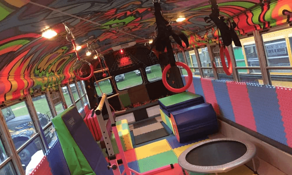 Groovy Gym Bus Toronto | 24 Stoney Creek Dr, Markham, ON L6E 0K3, Canada | Phone: (844) 449-6287