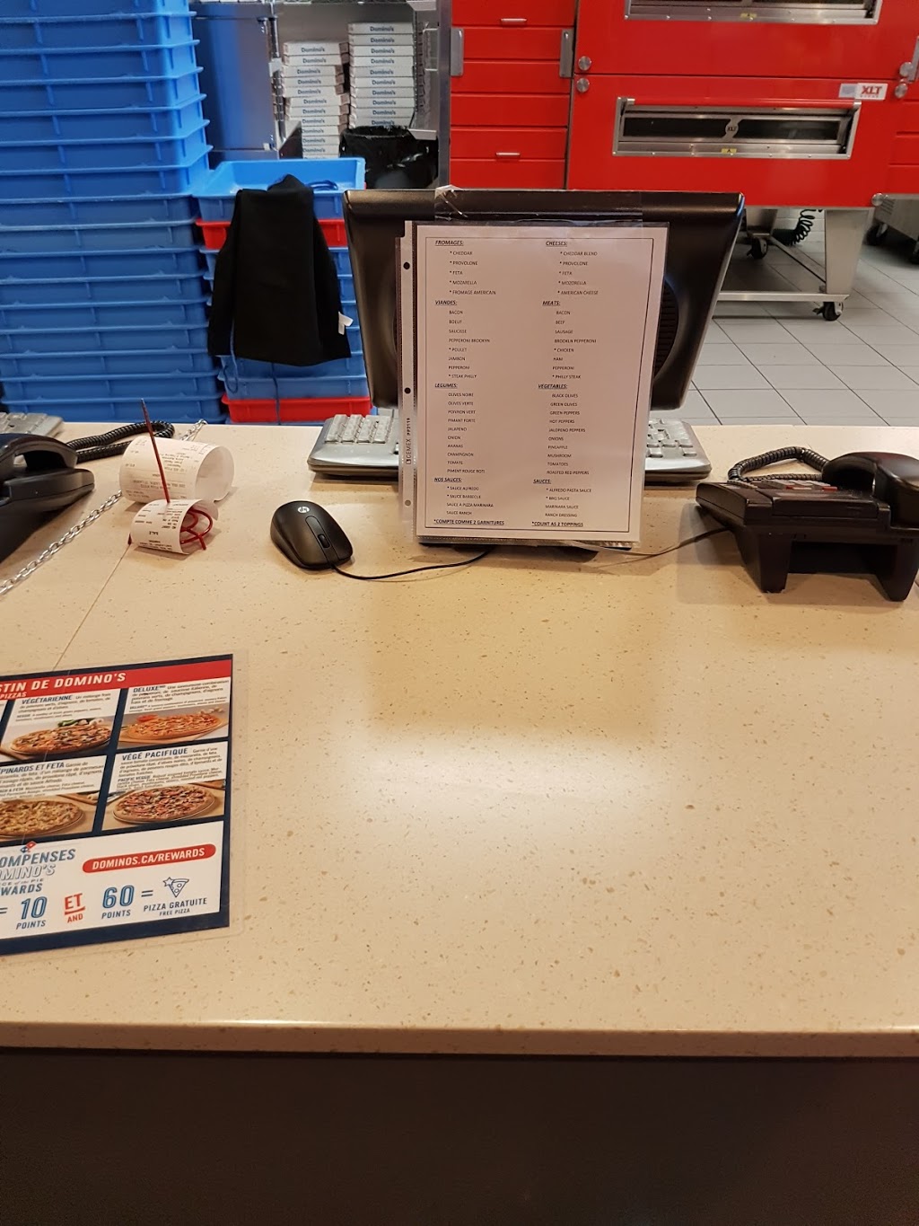 Dominos Pizza | 2265 Boulevard Marcel-Laurin, Saint-Laurent, QC H4R 1K4, Canada | Phone: (514) 991-2000