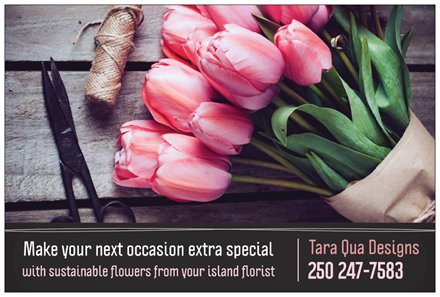 Tara Qua Designs-Your Island Florist | info@taraquadesigns.com, 375 Armson Rd, Gabriola, BC V0R 1X1, Canada | Phone: (250) 247-7583