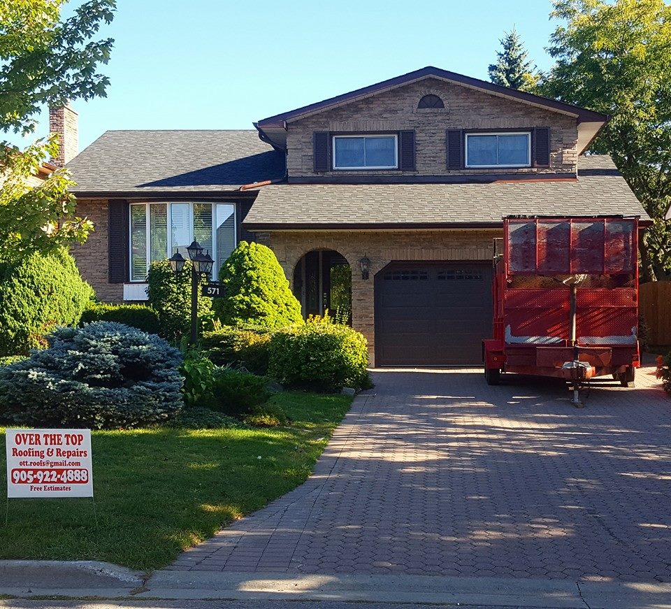 Over The Top - Roofing & Repairs | 805 Sylvia St, Oshawa, ON L1H 5M5, Canada | Phone: (905) 922-4888