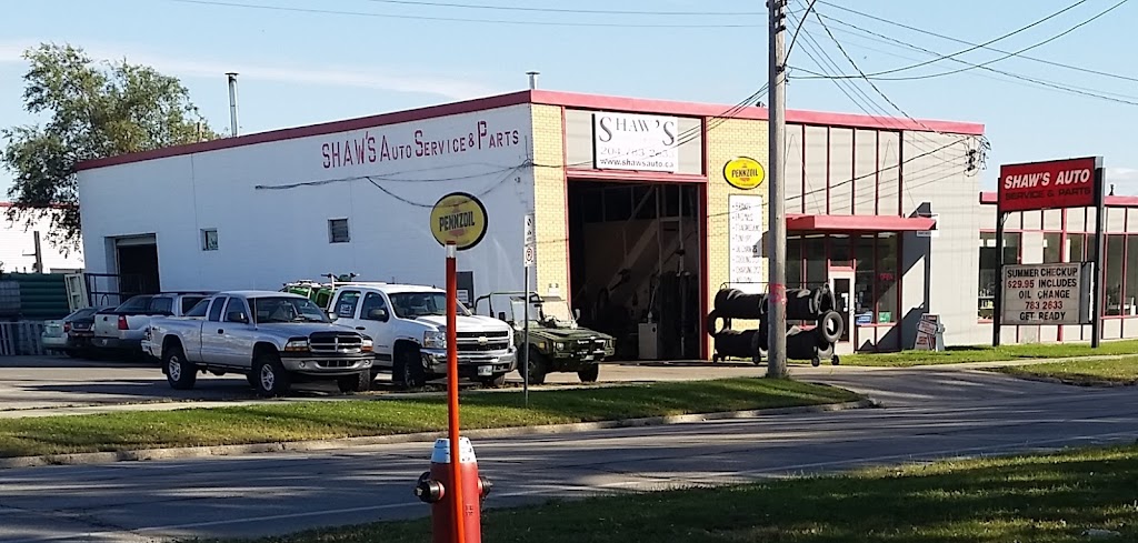Shaws Auto Service And Parts Ltd | 595 Berry St, Winnipeg, MB R3H 0S2, Canada | Phone: (204) 783-2633