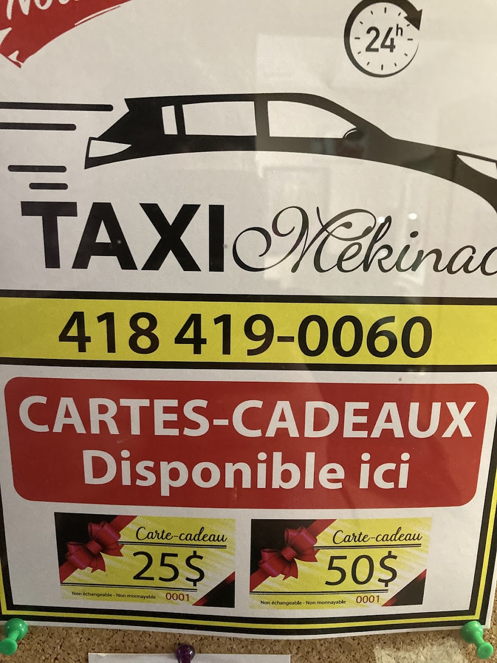 Taxi mekinac | Rue Notre Dame, Saint-Tite, QC G0X 3H0, Canada | Phone: (418) 419-0060