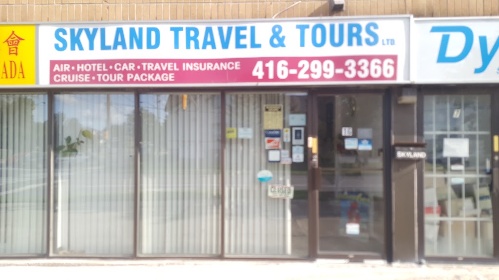 Skyland Travel & Tours Ltd | travel agency | 3880 Midland Ave, Scarborough, ON M1V 5K4, Canada | 4162993366 OR +1 416-299-3366