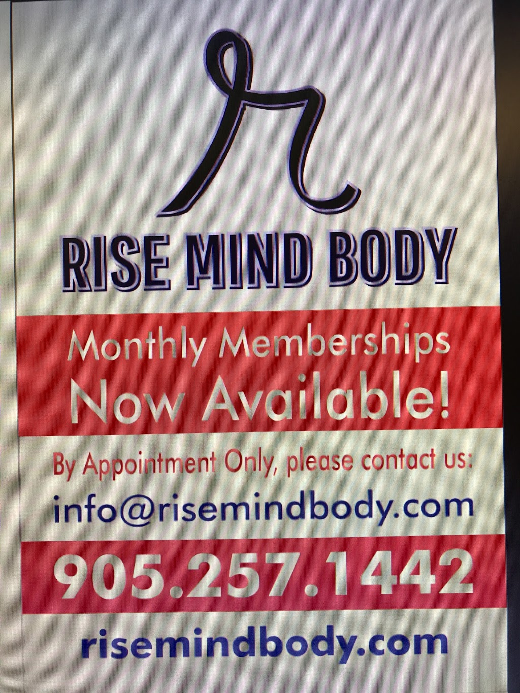 Rise Mind Body Fitness | 3066 Unit 2, George Savage Avenue, Oakville, ON L6M 4M2, Canada | Phone: (289) 218-7768