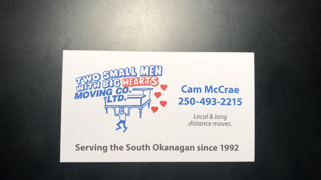 Two Small Men with Big Hearts | 1635 Main St, Penticton, BC V2A 5G9, Canada | Phone: (250) 493-2215