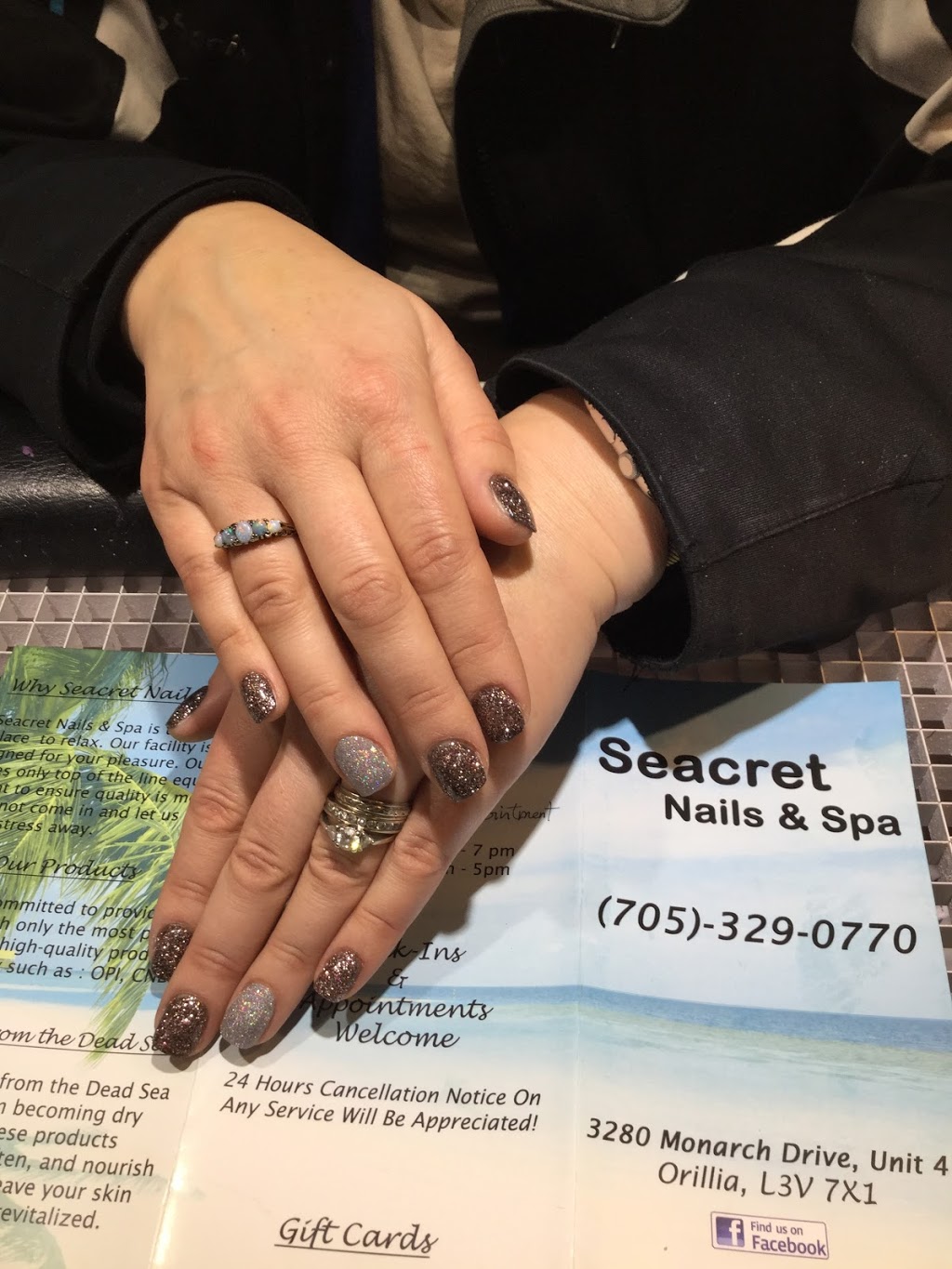 Seacret Nails And Spa | point of interest | 233 ON-60 Unit 1B, Huntsville, ON P1H 1C2, Canada | 7057899399 OR +1 705-789-9399
