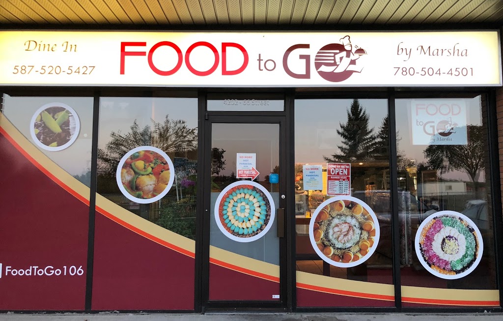 Food to Go by Marsha | restaurant | 4202 66 St NW, Edmonton, AB T6K 4A2, Canada | 5875205427 OR +1 587-520-5427