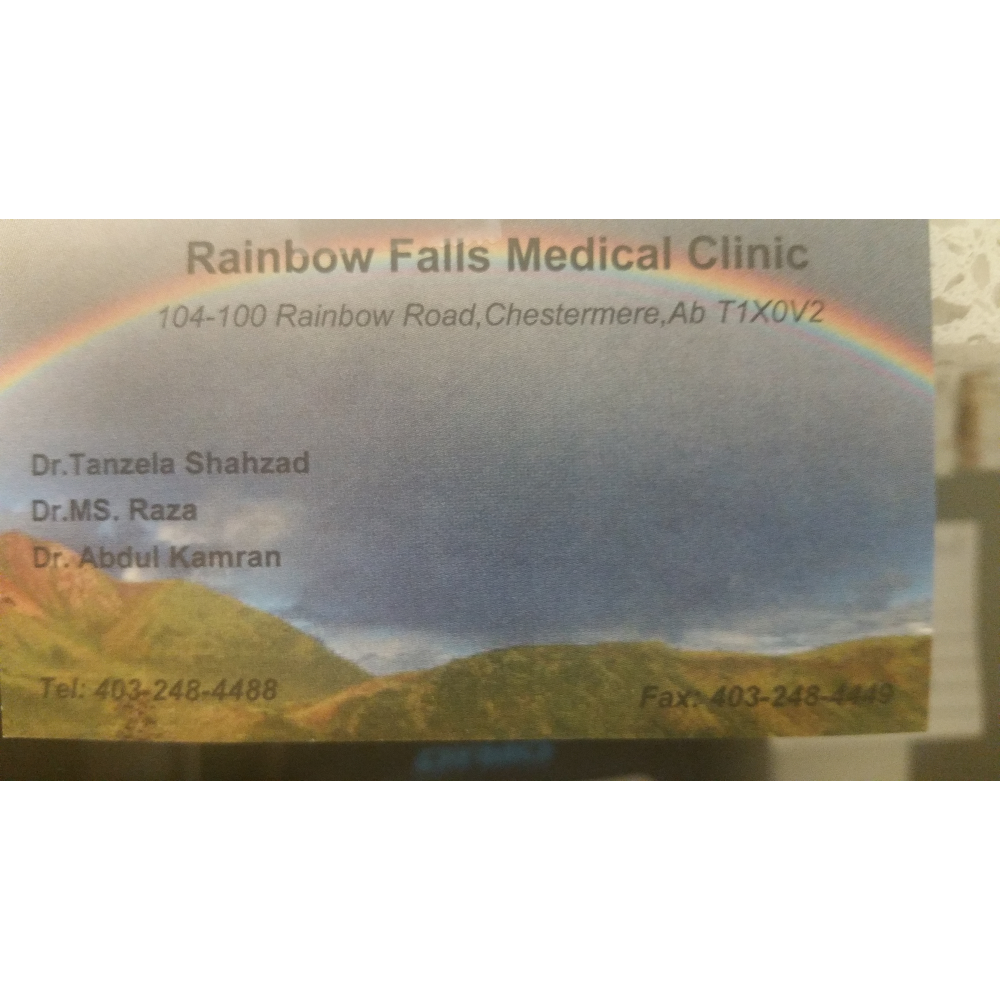 Rainbow Falls Medical Clinic | 100 Rainbow Rd #104, Chestermere, AB T1X 0V2, Canada | Phone: (403) 248-4488