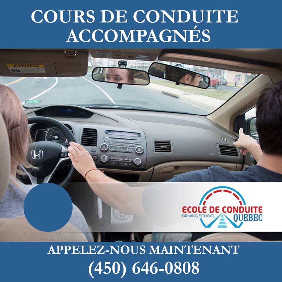 École de conduite Quebec | Longueuil | 1210 Chemin de Chambly, Longueuil, QC J4J 3W6, Canada | Phone: (450) 646-0808