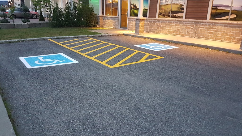 Maître Traceur. ligne de stationnement | garage porte 1, 32 Montée Saint Jacques, Saint-Jacques-le-Mineur, QC J0J 1Z0, Canada | Phone: (514) 943-5859