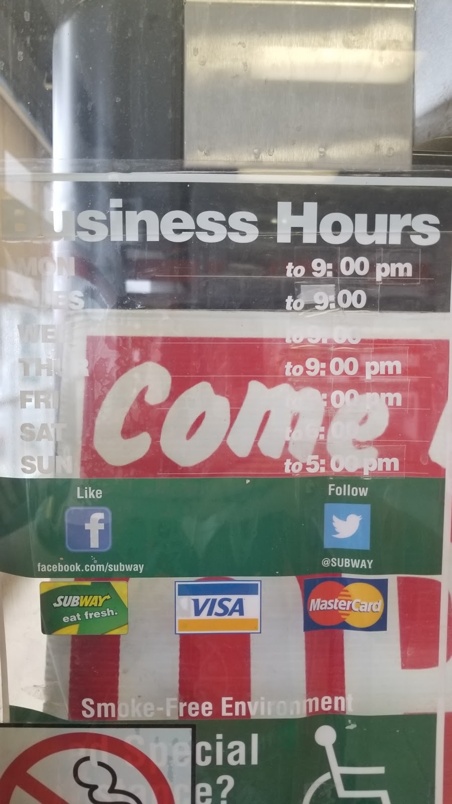 Subway | Home Depot, 20 YMCA Dr, St. Catharines, ON L2N 7R6, Canada | Phone: (289) 362-3672