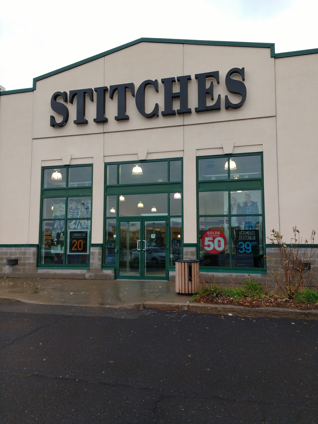 Stitches | 625 Rue de la Concorde Unit #A40, Saint-Romuald, QC G6W 0A9, Canada | Phone: (418) 834-0381