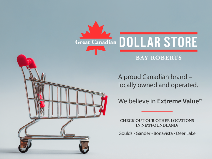 Great Canadian Dollar Store | Beaver Plaza Mall Main Hwy, Bay Roberts, NL A0A 1G0, Canada | Phone: (709) 786-5050