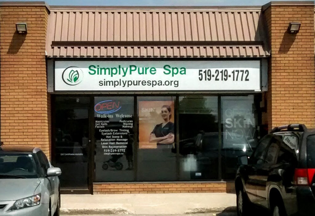 SimplyPure Spa | 1001 Langs Dr, Cambridge, ON N1R 7K7, Canada | Phone: (519) 219-1772