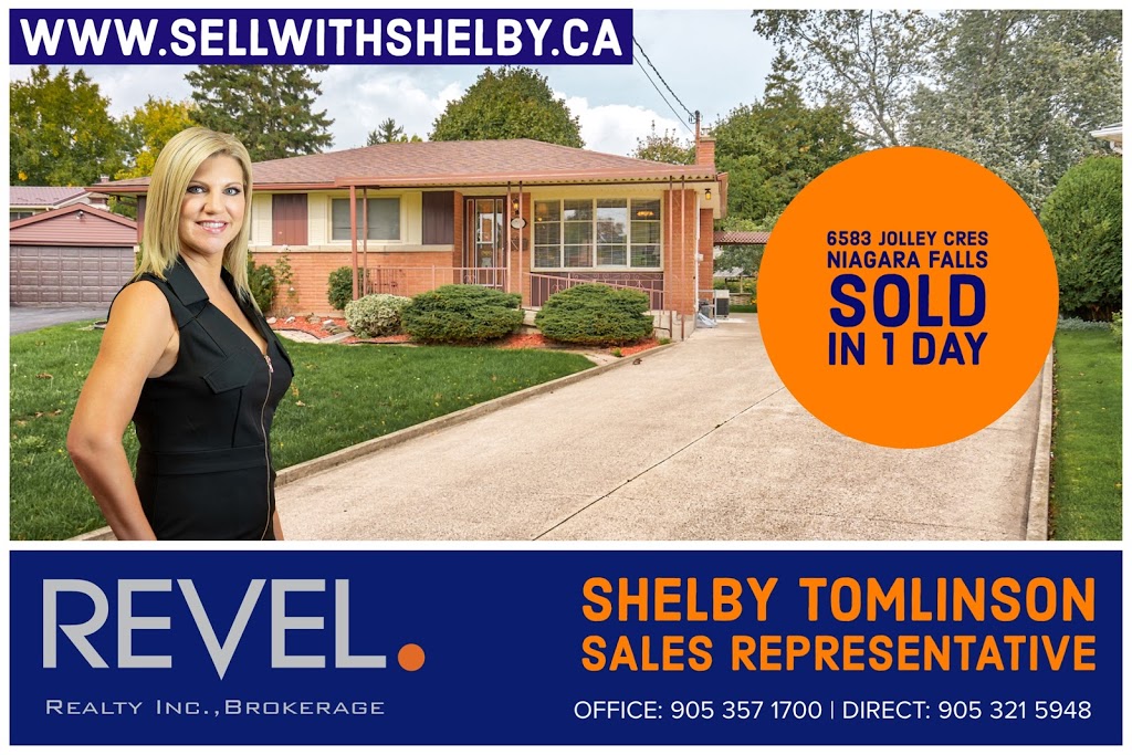 Sell with Shelby | Shelby Tomlinson - Sales Representative - Rev | 8685 Lundys Ln, Niagara Falls, ON L2H 1H4, Canada | Phone: (905) 321-5948