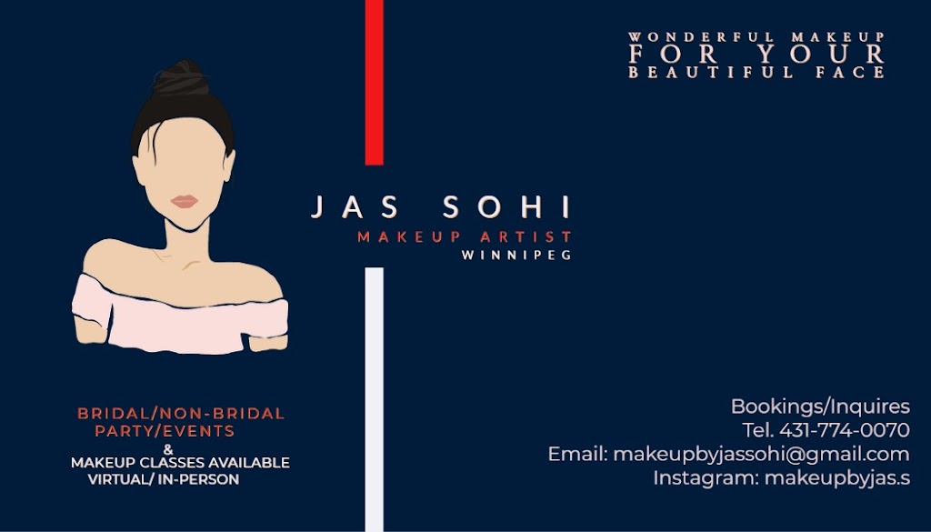 Makeup by Jas Sohi | 46 Bridgewell Cove, Winnipeg, MB R2R 0R2, Canada | Phone: (431) 774-0070