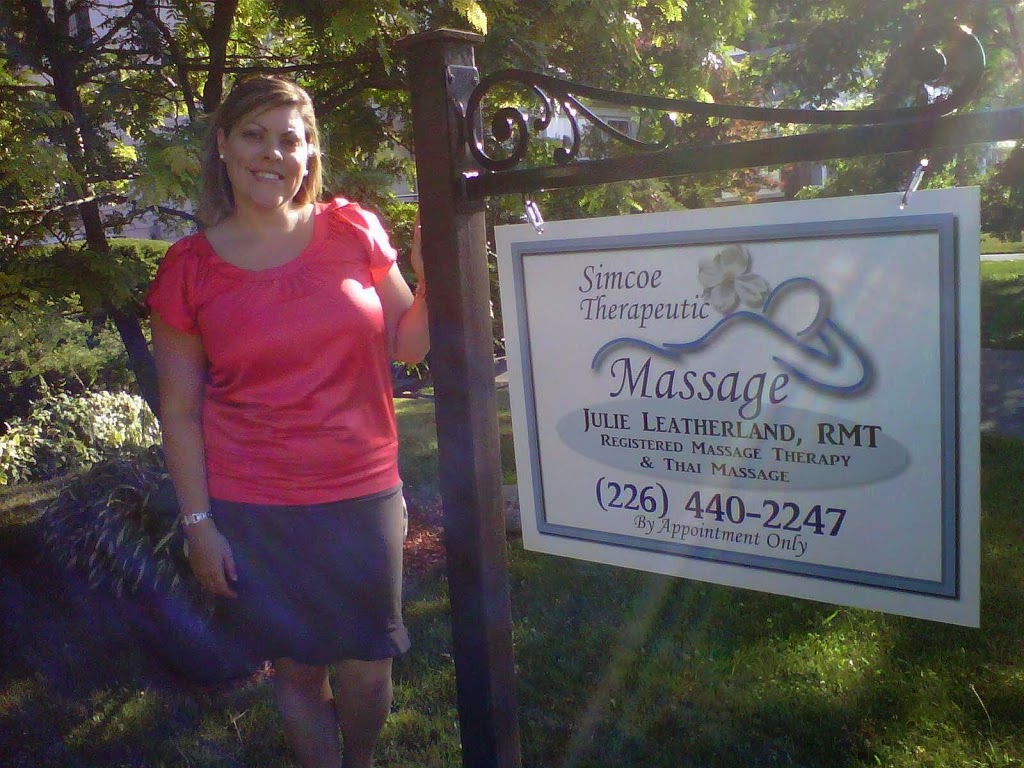 Simcoe Therapeutic Massage~ Julie Leatherland RMT | 176 N Main St, Simcoe, ON N3Y 2M3, Canada | Phone: (226) 440-2247
