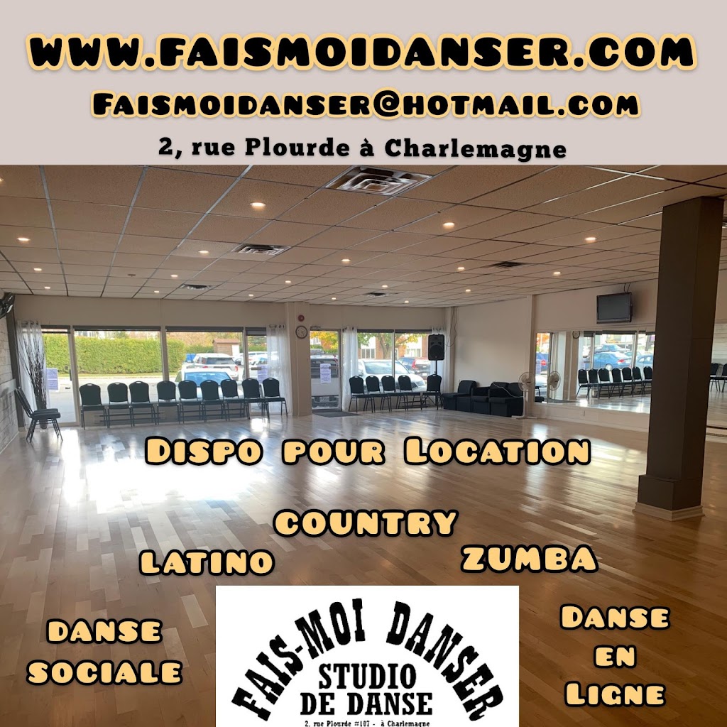Studio De Danse Fais-Moi Danser Pelletier | 2 Rue Plourde local 107, Charlemagne, QC J5Z 3E8, Canada | Phone: (514) 299-0814