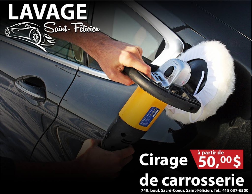 Lavage Saint Felicien | 749 Bd du Sacré Coeur, Saint-Félicien, QC G8K 1T1, Canada | Phone: (418) 637-6500