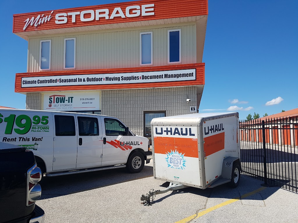 Stow-it Self Storage & Uhaul | storage | 1960 20th St E, Owen Sound, ON N4K 5P1, Canada | 5193768831 OR +1 519-376-8831