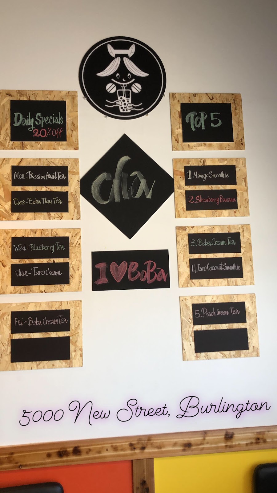 I Heart Boba | 5000 New St, Burlington, ON L7L 1V1, Canada | Phone: (905) 639-2622