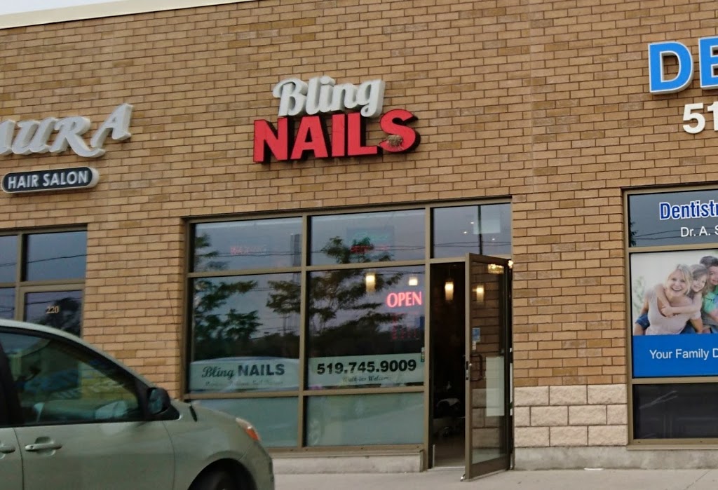 Bling Nails | 1201 Fischer-Hallman Rd #230, Kitchener, ON N2R 0H3, Canada | Phone: (519) 745-9009