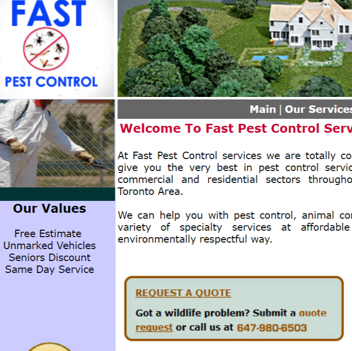 Fast Pest Control Scarborough | 301-45 parkcrest dr, Scarborough, ON M1M 3S6, Canada | Phone: (647) 980-6503