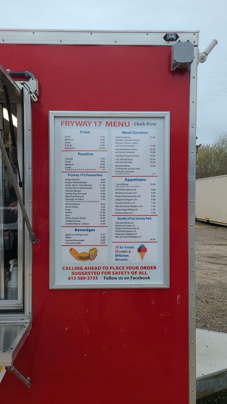 Fryway 17 | 31239 ON-17, Chalk River, ON K0J 1J0, Canada | Phone: (613) 589-3733