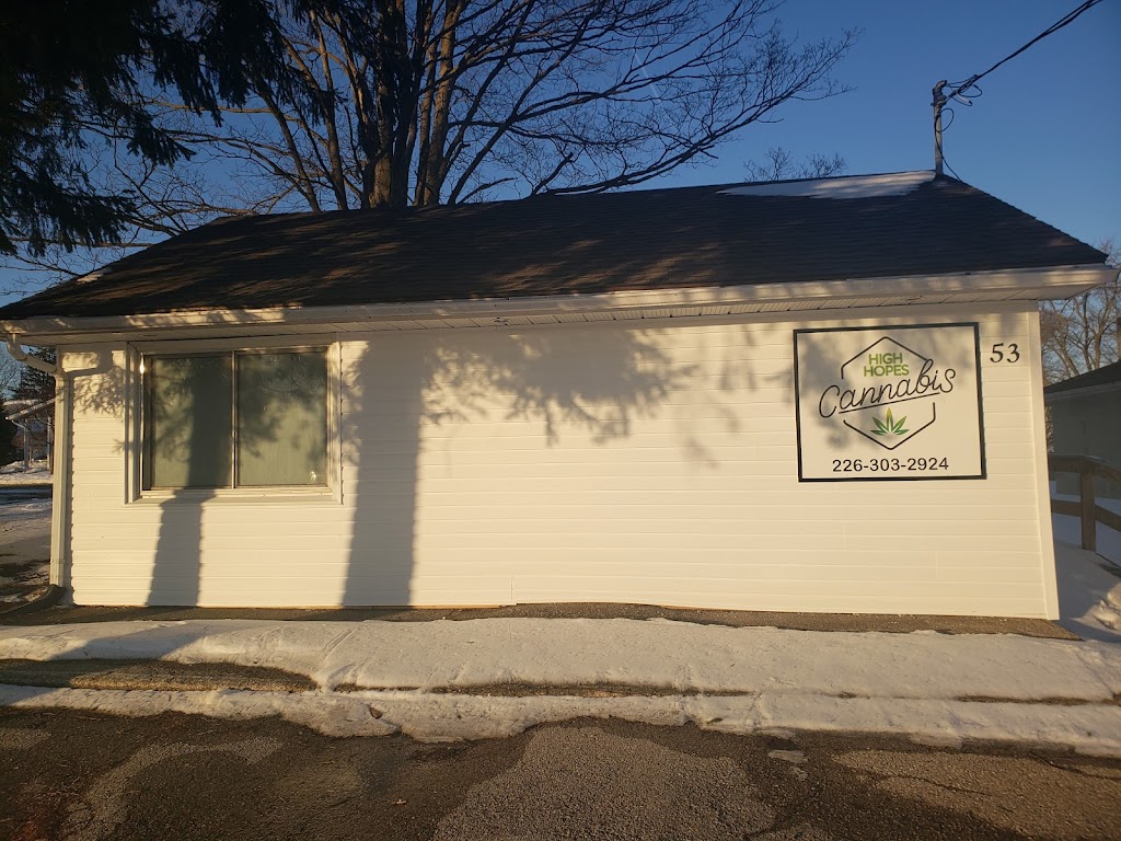 High Hopes Cannabis | 53 Montreal St, Mitchell, ON N0K 1N0, Canada | Phone: (226) 303-2924