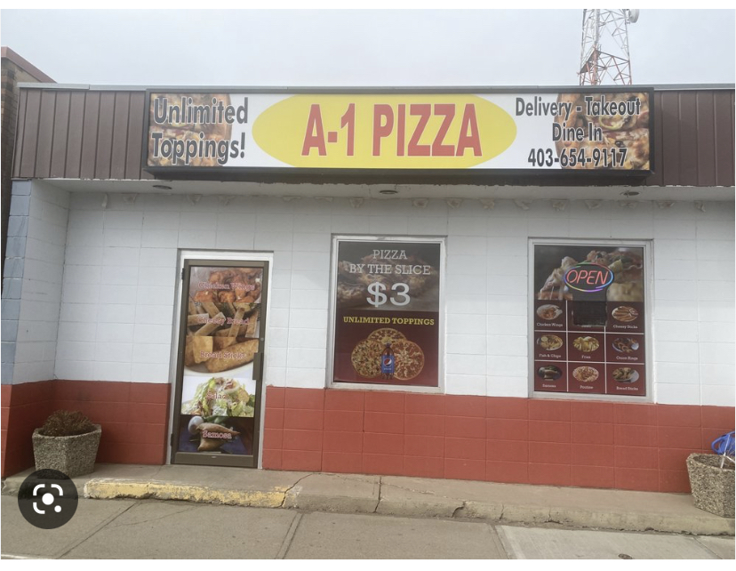 A1 Pizza Vauxhall | 424 2 Ave N, Vauxhall, AB T0K 2K0, Canada | Phone: (403) 654-9117