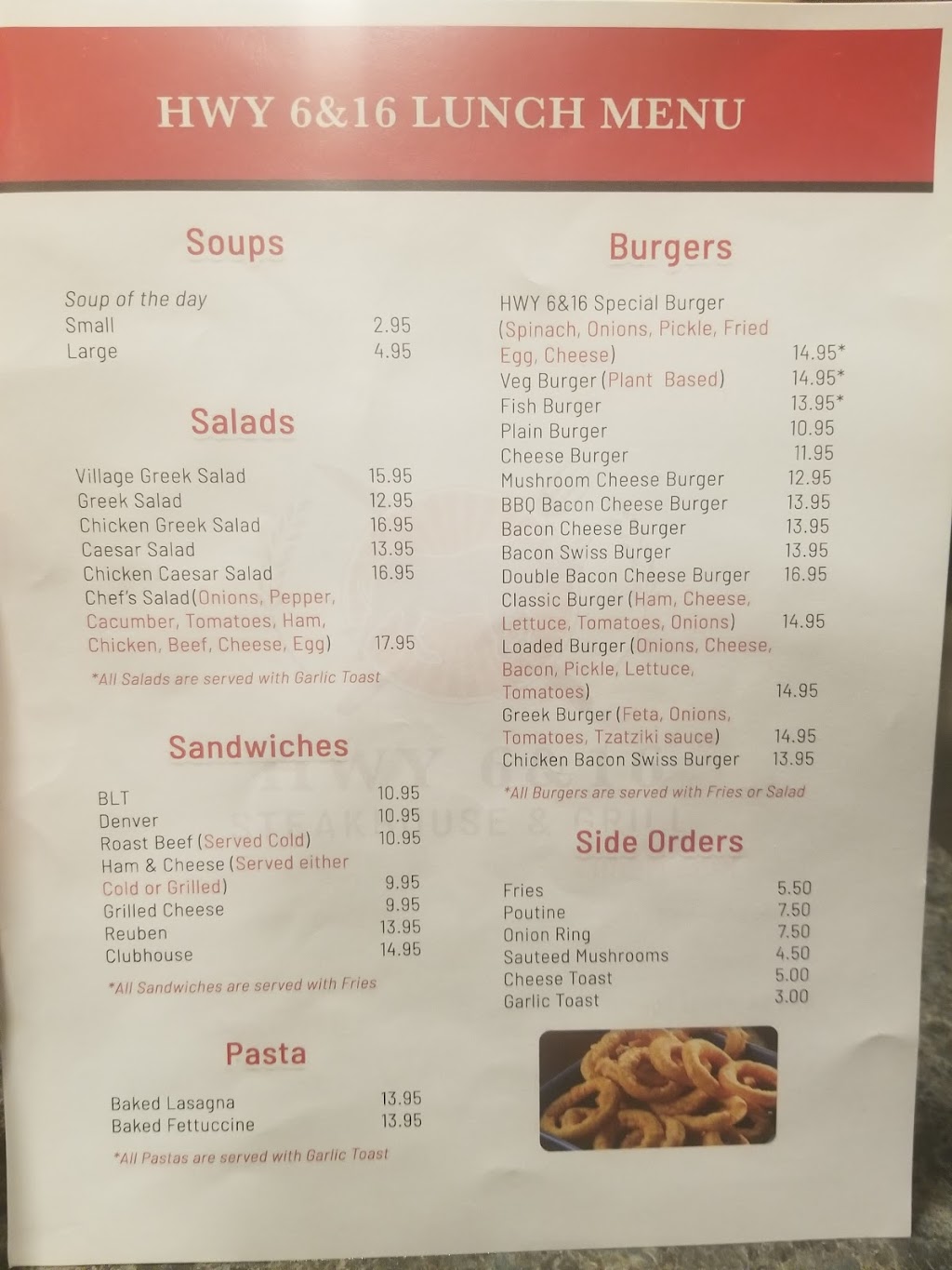 Hwy 6&16 Steakhouse and Grill | Box 17 Junction, SK-6, Dafoe, SK S0K 1C0, Canada | Phone: (306) 560-9700