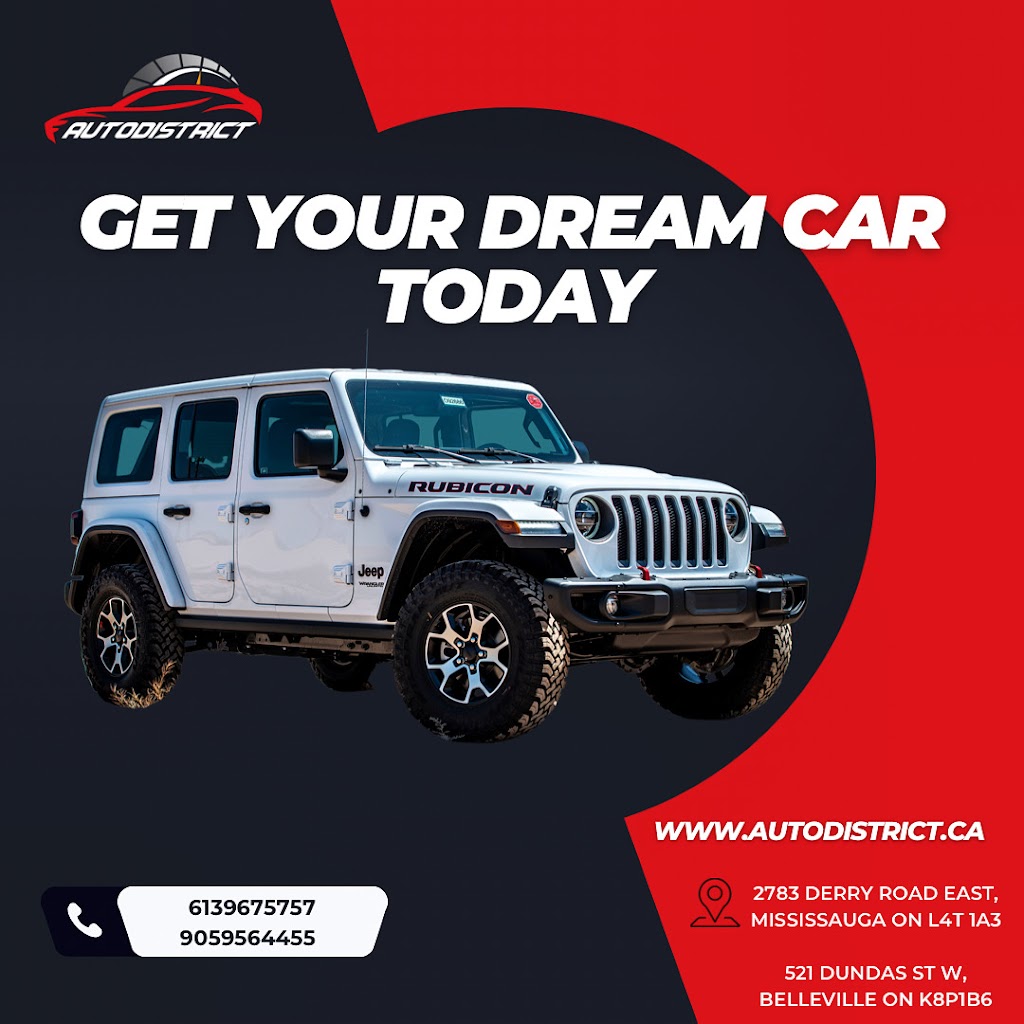 Auto District Belleville | 521 Dundas St W, Belleville, ON K8P 1B6, Canada | Phone: (613) 967-5757