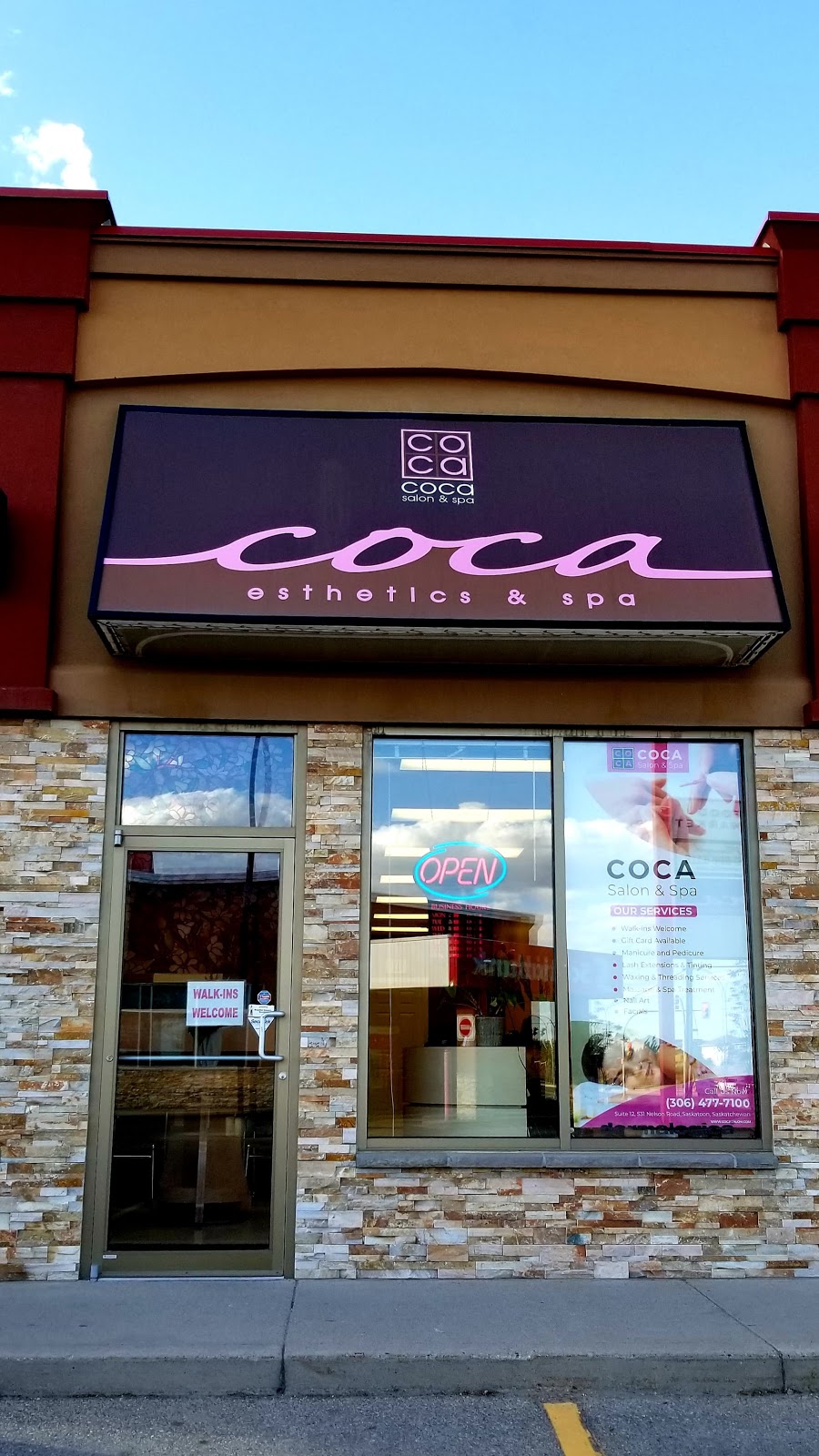 Coca Salon & Spa | 531 Nelson Rd #12, Saskatoon, SK S7S 1P4, Canada | Phone: (306) 477-7100