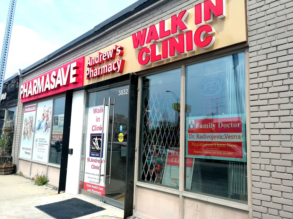 Pharmasave Andrews Pharmacy | 3832 Bloor St W, Etobicoke, ON M9B 1L1, Canada | Phone: (416) 231-0007