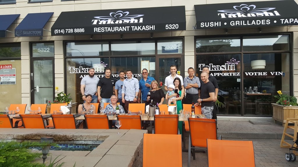 TAKASHI SUSHI GRILL & TAPAS | 5320 Rue Jean-Talon Est, Saint-Léonard, QC H1S 1L3, Canada | Phone: (514) 728-8886